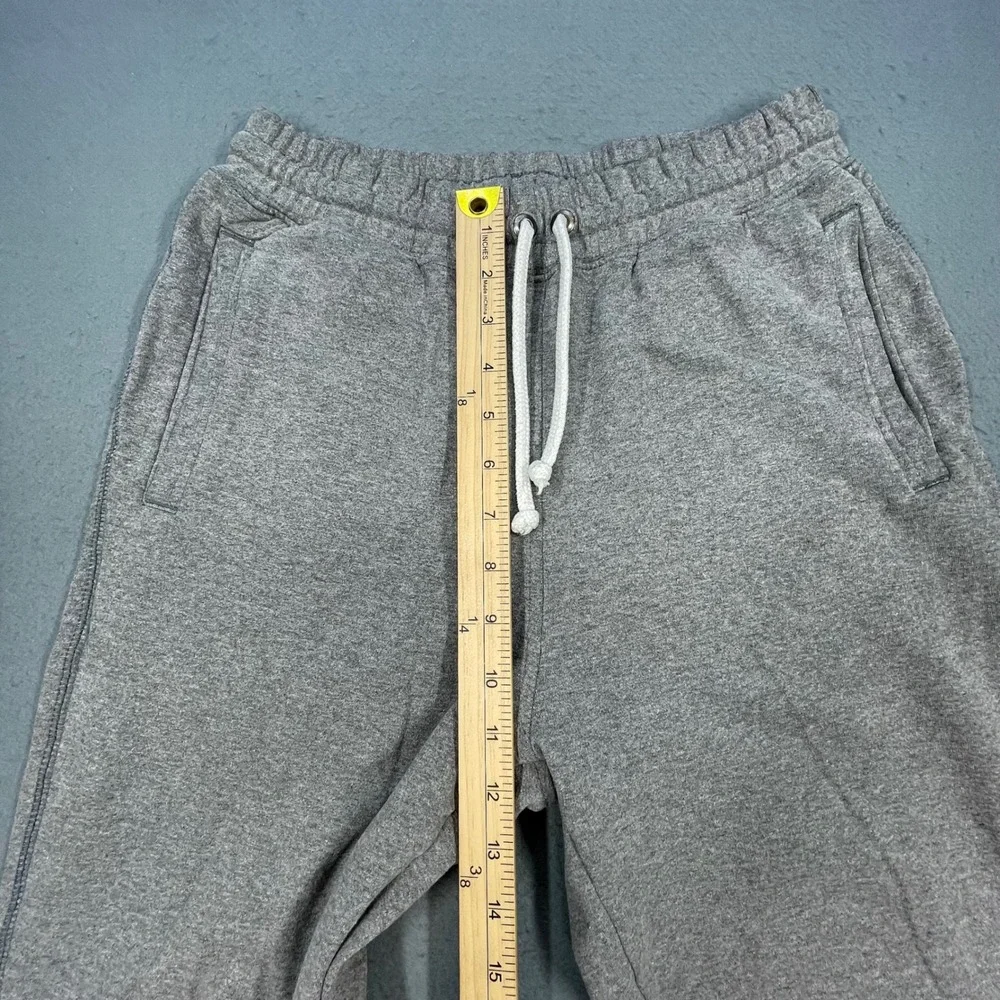 The North Face Gray Fleece Drawstring Jogger Sweatpants Mens Small S